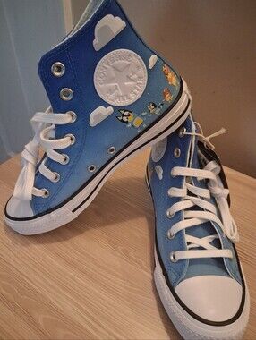 Converse x Bluey Chuck Taylor All Star High-Top Sneaker Womens 6.5 NEW